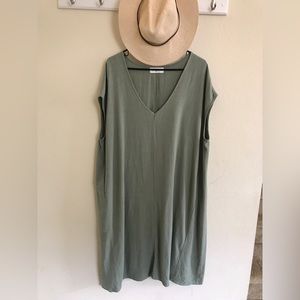 Carly Jean linen blend flowy dress size L